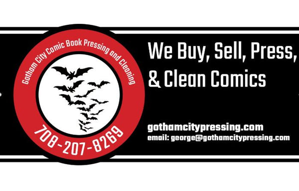 Gotham City Comic Book Pressing and Cleaning